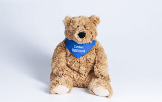 Teddybär Howi ist eine bärenstarke Unterstützung für die Palliative Pflege des Zürcher Lighthouse, Danke für jede Bestellung im Onlineshop