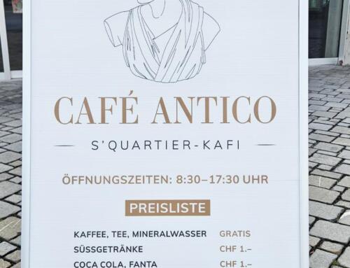 Café Antico S’Quartier-Kafi im Zürcher Lighthouse
