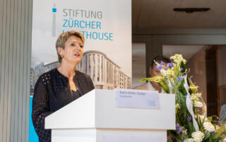 Bundesrätin Karin Keller-Suter eröffnet das neue Zürcher Lighthouse