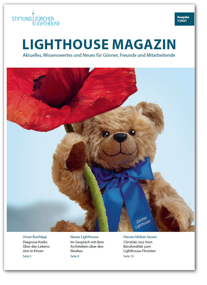 Mit dem neuen Lighthouse-Magazin sind sie immer auf dem Laufenden. Züricher Lighthouse Magazin, Ausgabe 1/2021