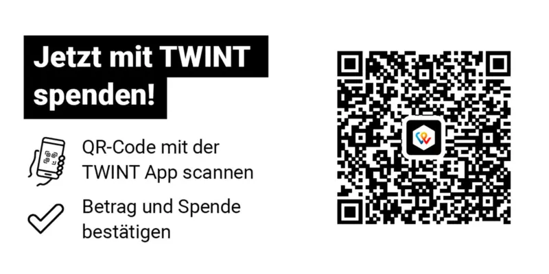 Mit Twint Spenden. Spenden und Unterstützung für die Stiftung Zürcher Lighthouse Anklicken und mehr erfahren